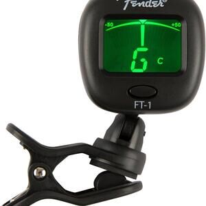 New Fender FT-1 Pro Clip-On Chromatic Tuner for Guitar, Bass, Violin, Ukulele